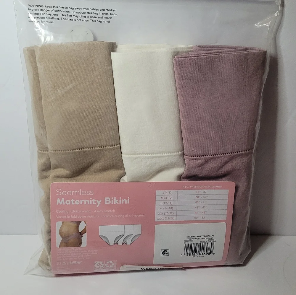 Destination Maternity Seamless Bikini 3-Pack Panties Size XXL